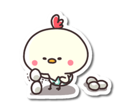 Chicken & chick sticker #6882094