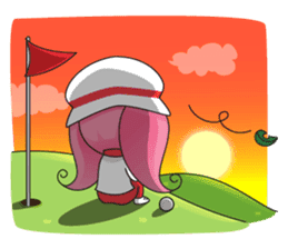 Noo Chompoo: The Caddie Story sticker #6882451