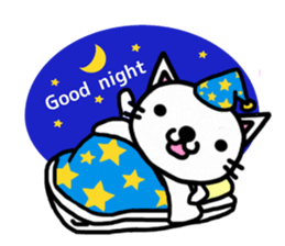 I'm a Cat with an eyebrow. sticker #6882713