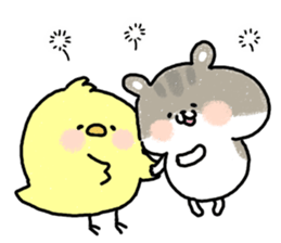 Chick,hamster sticker #6883191