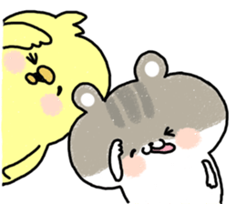 Chick,hamster sticker #6883195