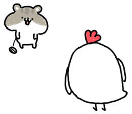 Chick,hamster sticker #6883207