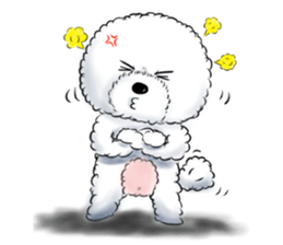 Everything about Bichon Frise "Noobie" sticker #6883431
