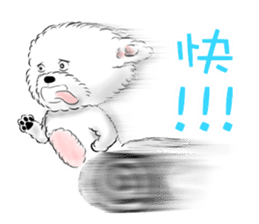 Everything about Bichon Frise "Noobie" sticker #6883444