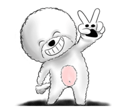Everything about Bichon Frise "Noobie" sticker #6883449