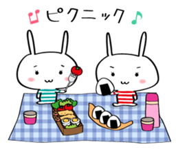 Season's Greetings Rabbit sticker #6883652