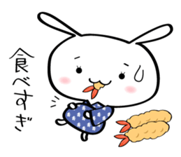 Season's Greetings Rabbit sticker #6883655