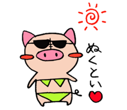 oink oink sticker sticker #6883981