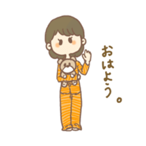Fuwafuwa girl sticker #6883984
