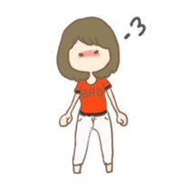 Fuwafuwa girl sticker #6883991