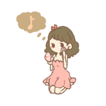 Fuwafuwa girl sticker #6883997