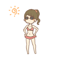 Fuwafuwa girl sticker #6884004