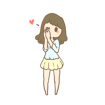 Fuwafuwa girl sticker #6884005