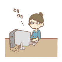 Fuwafuwa girl sticker #6884007