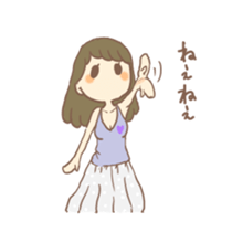 Fuwafuwa girl sticker #6884008