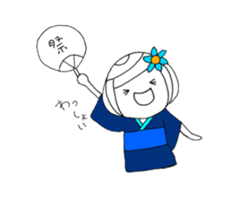 Kitakyusyu girl. sticker #6884143