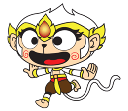 White Monkey God sticker #6884475