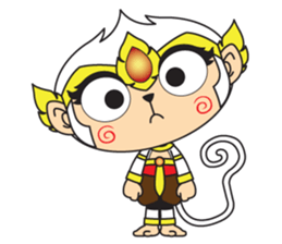 White Monkey God sticker #6884476