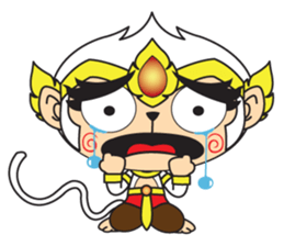 White Monkey God sticker #6884477