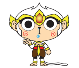 White Monkey God sticker #6884478