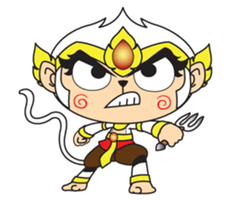 White Monkey God sticker #6884481