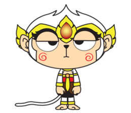 White Monkey God sticker #6884486