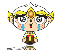 White Monkey God sticker #6884490