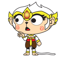 White Monkey God sticker #6884491