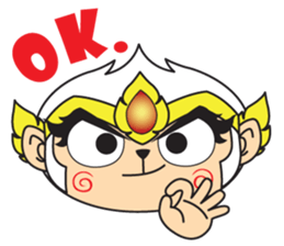 White Monkey God sticker #6884499