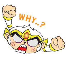 White Monkey God sticker #6884500