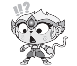 White Monkey God sticker #6884502