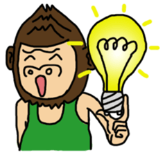 Papa Gorilla sticker #6884948