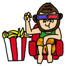 Papa Gorilla sticker #6884950