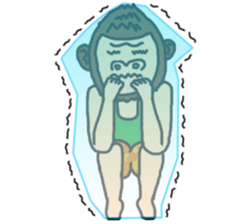 Papa Gorilla sticker #6884959