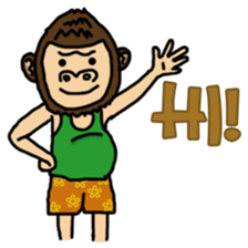 Papa Gorilla sticker #6884983