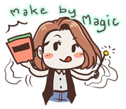 Ms.Ngamsri the freelance designer (EN) sticker #6884994