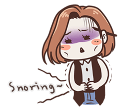 Ms.Ngamsri the freelance designer (EN) sticker #6885002