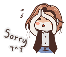 Ms.Ngamsri the freelance designer (EN) sticker #6885006