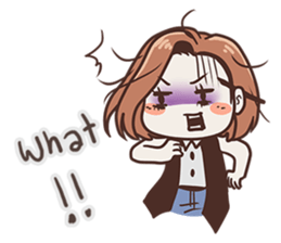 Ms.Ngamsri the freelance designer (EN) sticker #6885007