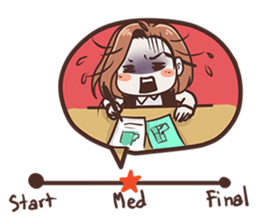 Ms.Ngamsri the freelance designer (EN) sticker #6885011