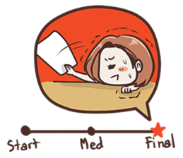 Ms.Ngamsri the freelance designer (EN) sticker #6885012