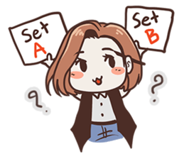 Ms.Ngamsri the freelance designer (EN) sticker #6885018