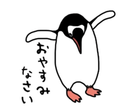 A little polite Penguins sticker #6885977