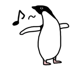 A little polite Penguins sticker #6885981