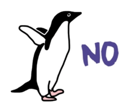 A little polite Penguins sticker #6885983