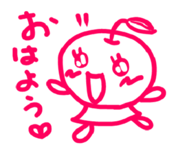 cutie apple 3 sticker #6886064