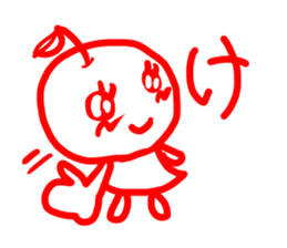 cutie apple 3 sticker #6886081