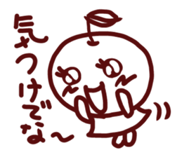 cutie apple 3 sticker #6886092