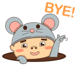 Mouse boy sticker #6886147