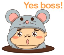 Mouse boy sticker #6886148